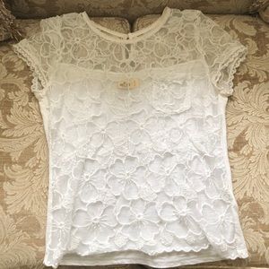 A cute, sheer springy blouse!
